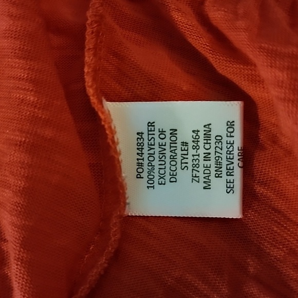 Almost Famous Sequin Butterfly Tank Top Red Size Small/Medium - Picture 3 of 3